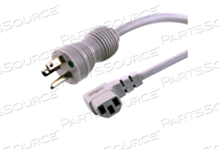 OEM#: 1272815FT 16 AWG ПРАВЫЙ УГЛОВОЙ ШНУР ПИТАНИЯ МЕДИЦИНСКОГО КЛАССА от Curbell Medical