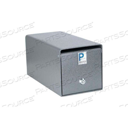 OEM#: SDB-101 ЯЩИК ДЛЯ ДЕПОЗИТАРИЯ ПОД СТОЛЕШНИКОМ С ТРУБЧАТЫМ ЗАМКОМ 12 Ш x 6 Г x 6 В, СЕРЫЙ от Protex Safe Co. LLC