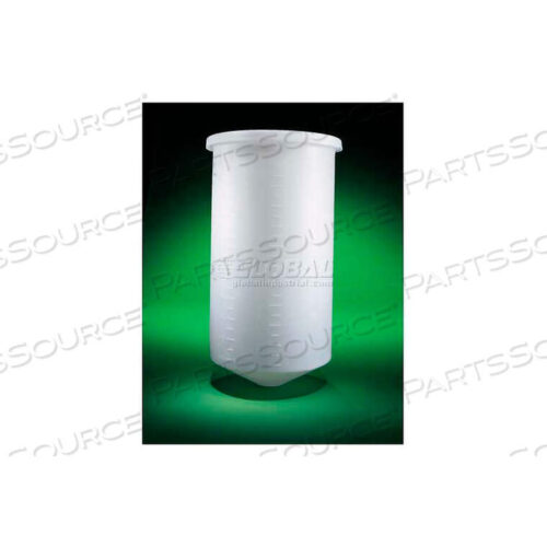 OEM#: 16120-0100HDPE, 100 ГАЛЛОНОВ, РЕЗЕРВУАР С КОНИЧЕСКИМ ДНОМ И КРЫШКОЙ, ДИАМЕТР 32 X ВЫСОТА 38, СТЕНКОЙ 1/4, БЕЛЫЙ от Saint-Gobain Performance Plastics