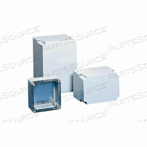 QLINE J BOX, КРЫШКА ВИНТА, ТИП 4X, 125X125X124MM, ABS