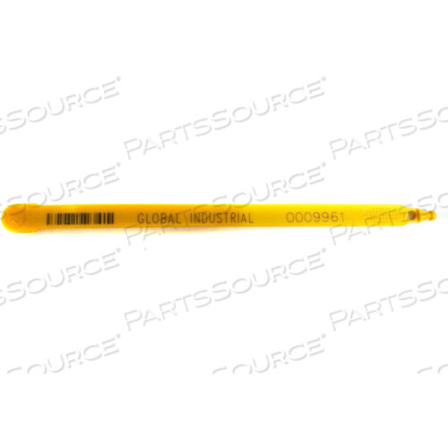 Пластиковый уплотнитель для грузовика фиксированной длины, 7,5, желтый, сила натяжения 40 фунтов, 100 шт./упаковка