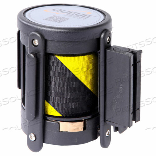 OEM#: PRO-CAS-YB160REPLACEMENT CASSETTE FOR QUEUEPRO 300, SAFETYPRO 300 & WEATHERMASTER 300 STANCHIONS,16 BLK/YLW BELT by Queue Solutions LLC