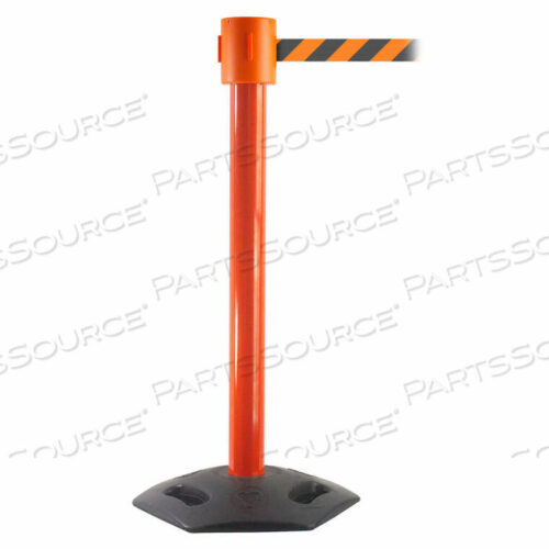 OEM#: WMR335O-OB350WEATHERMASTER 335 ВЫДВИГАЕМЫЙ ЛЕНТОЧНЫЙ БАРЬЕР, 40 ЖЕЛТЫЙ СТОЙКА, 35 ОРАНЖЕВО-ЧЕРНЫЙ ЛЕНТА от Queue Solutions LLC