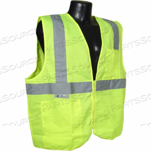 OEM#: SV2ZGS5XSV2Z ЖИЛЕТ БЕЗОПАСНОСТИ ЭКОНОМ КЛАССА 2 С ЗАСТЕЖКОЙ-МОЛНИЕЙ, ЗЕЛЕНЫЙ, СВЕТЯЩИЙСЯ, 5XL от Radians