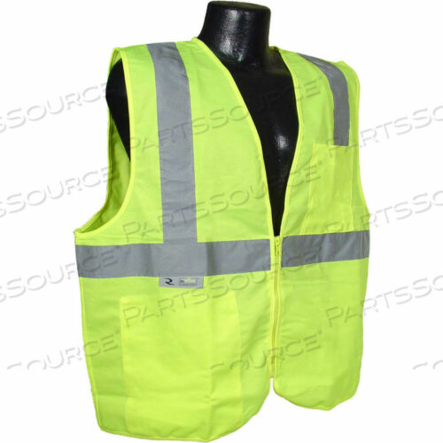 OEM#: SV2ZGSXLSV2Z ЖИЛЕТ БЕЗОПАСНОСТИ ЭКОНОМ КЛАССА 2 С ЗАСТЕЖКОЙ-МОЛНИЕЙ, ЗЕЛЕНЫЙ, СВЕТЯЩИЙСЯ, XL от Radians