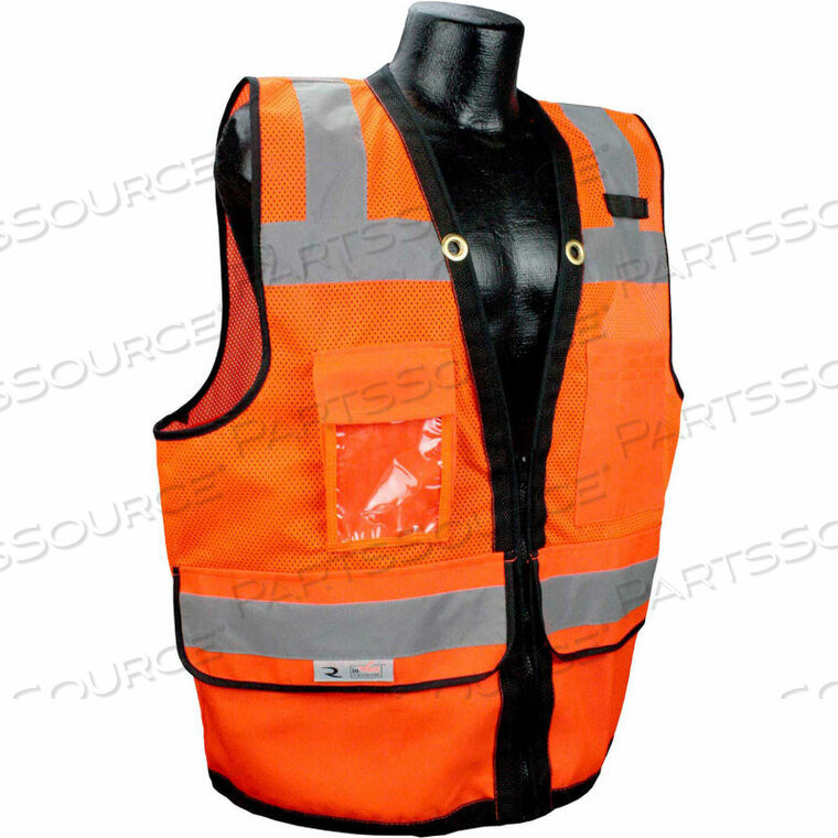 OEM#: SV59Z-2ZOD-XLЖИЛЕТ БЕЗОПАСНОСТИ ДЛЯ ГЕОДЕЗИСТА, КЛАСС 2, ТИП R, С МОЛНИЕЙ, XL, ОРАНЖЕВЫЙ от Radians