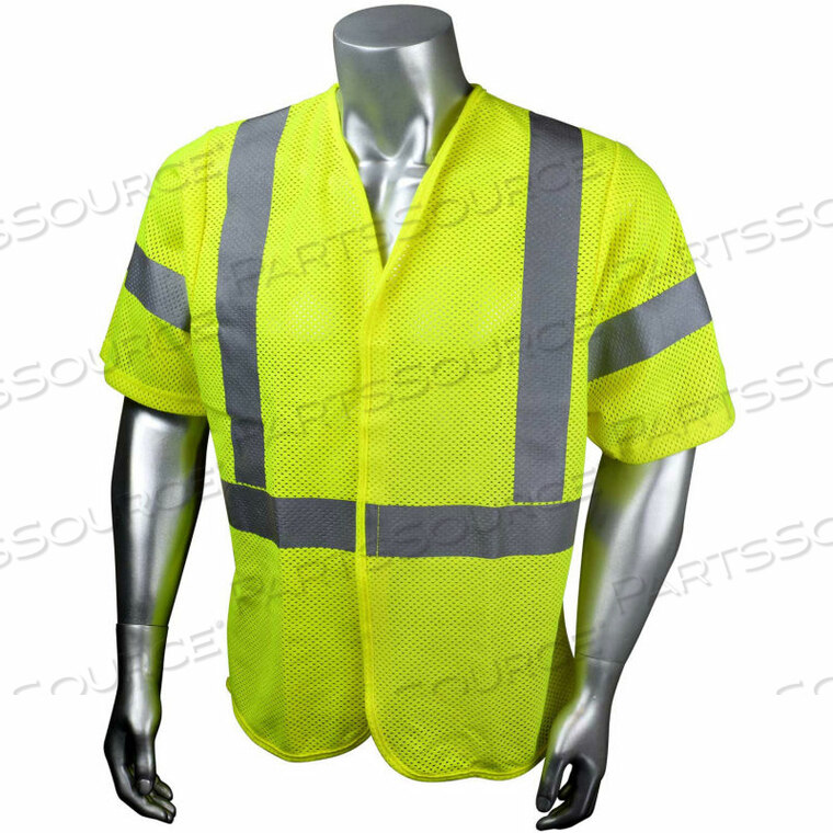 OEM#: SV97E-3VGMFR-5XЖИЛЕТ ЗАЩИТНЫЙ ИЗ СЕТКИ ОГНЕУПОРНОЙ ВЫСОКОЙ ВИДИМОСТИ, ТИП R КЛАСС 3, 5XL, ЗЕЛЕНЫЙ, S от Radians