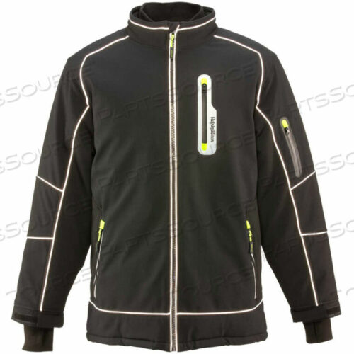 OEM#: 0790RBLK3XКУРТКА SOFTSHELL LEXTREME, ЧЕРНАЯ, РЕЙТИНГ КОМФОРТА -60F, 3XL от RefrigiWear