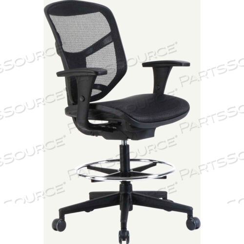 ТАБУРЕТ EUROTECH ALL MESH - ЧЕРНЫЙ - СЕРИЯ CONCEPT 2.0