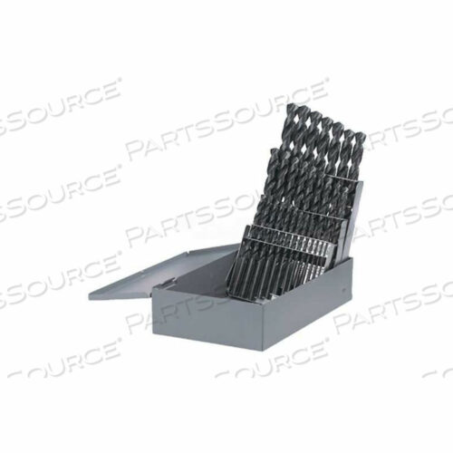 НАБОР СПИРАЛЬНЫХ СВЕРЛ С Дробным Металлическим ИНДЕКСОМ, ЧЕРНЫЙ ОКСИД, 29 ПРЕДМЕТОВ