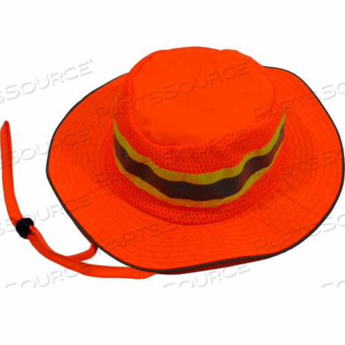 OEM#: ORH-FB-S/MHI-VISIBILITY ШЛЯПА RANGER С ПОЛНЫМИ ПОЛЯМИ, ПОЛИЭСТЕРОВАЯ СЕТКА/ОКСФОРД, ОРАНЖЕВАЯ, S/M от Petra Roc Inc