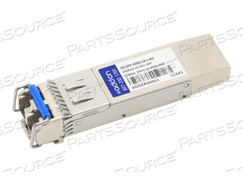 OEM#: EX-SFP-10GE-LR-I-AOADDON СОВМЕСТИМЫЙ С СЕТЬЮ JUNIPER, СОВМЕСТИМЫЙ С TAA, 10GBASE-LR SFP+ ПРИЕМОПЕРЕДАТЧИК (SMF от ADDON