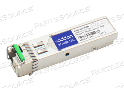 OEM#: E1MG-U35-40-AOADDON BROCADE (РАНЕЕ) E1MG-U35-40 СОВМЕСТИМЫЙ TAA СОВМЕСТИМЫЙ 1000BASE-BX SFP TR от ADDON