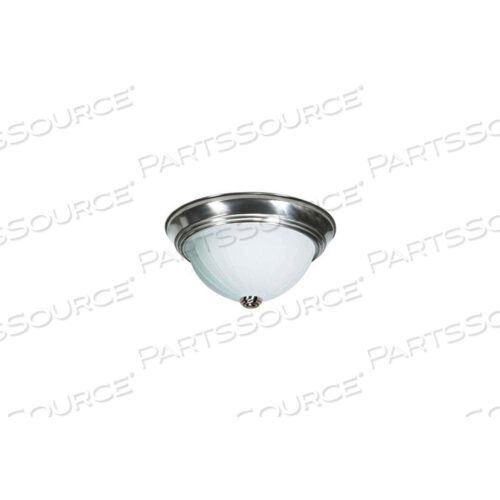 3 ЛАМПЫ - 15 - ВСТРОЕННЫЙ МОНТАЖ - МАТОВОЕ СТЕКЛО MELON, МАТОВЫЙ НИКЕЛЬ