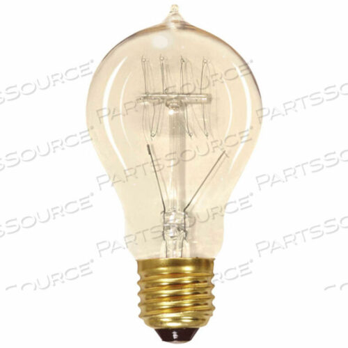 OEM#: S241960 ВАТТ A19 ВИНТАЖНАЯ ЛАМПОЧКА НАКАЛИВАНИЯ, СРЕДНИЙ ЦОКОЛ, 240 ЛЮМЕН от Satco