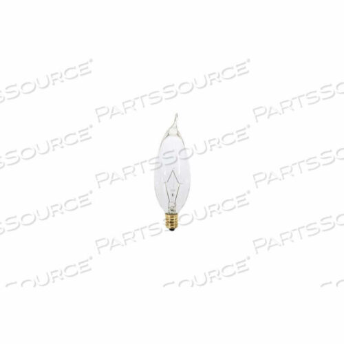 OEM#: S327425CA8 25 Вт ЛАМПОЧКА НАКАЛИВАНИЯ С ЦОКОЛЬЕМ-КАНДЕЛЯБРОМ, 120 В ЛАМПА от Satco