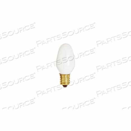 OEM#: S36814C7/W 4W INCANDESCENT W/ CANDELABRA BASE BULB by Satco