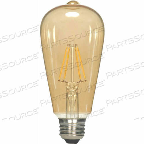 OEM#: S95784.5W ST19 FILAMENT LED MEDIUM BASE TRANSPARENT AMBER 2300K от Satco