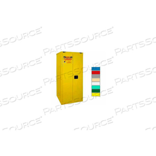 OEM#: W3080YELLOWDRUM CABINET 120 GAL. CAPACITY VERTICK САМОЗАКРЫВАЮЩИЙСЯ HAZMAT FLAMMER С РОЛИКОВЫМИ БАРАБАНАМИ от Securall