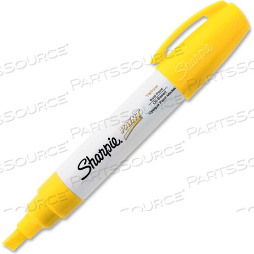 МАРКЕР НА МАСЛЯНОЙ ОСНОВЕ, ЖИРНЫЙ, ЖЕЛТЫЕ ЧЕРНИЛА, ПО 1 ШТ.