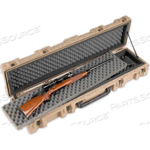R SERIES WATERPROOF WEAPONS CASE TAN, WATERTIGHT, 55L X 15-5/8W