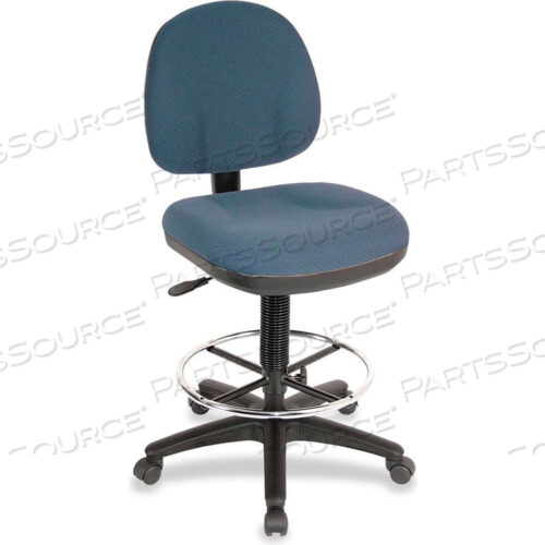 ПНЕВМАТИЧЕСКИЙ РЕГУЛИРУЕМЫЙ РАБОЧИЙ ТАБУРЕТ LORELL MILLENIA, 24Ш X 24Г X 50-1/2В, СИНИЙ
