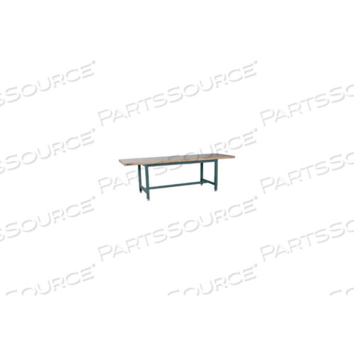 ВЕРСТАК, СЕРИЯ 1005, ЯСЕНЬ, МЯСИЛЬНЫЙ ДОСКА, КВАДРАТНЫЙ КРАЙ, 96 Ш X 30 Г, СЕРЫЙ