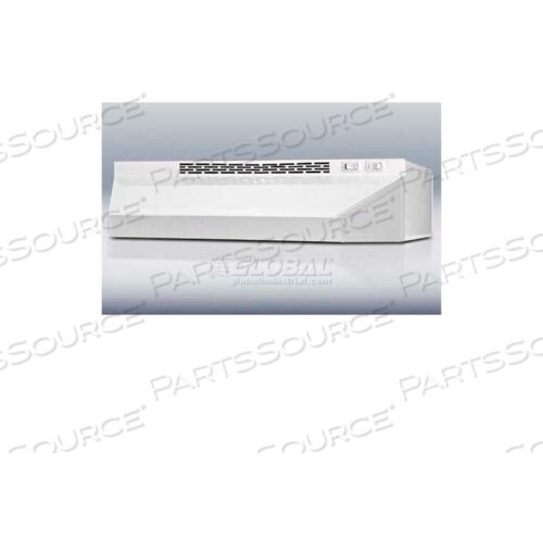 24W CONVERTIBLE RANGE HOOD FOR DUCTED OR DUCTLESS USE, WHITE