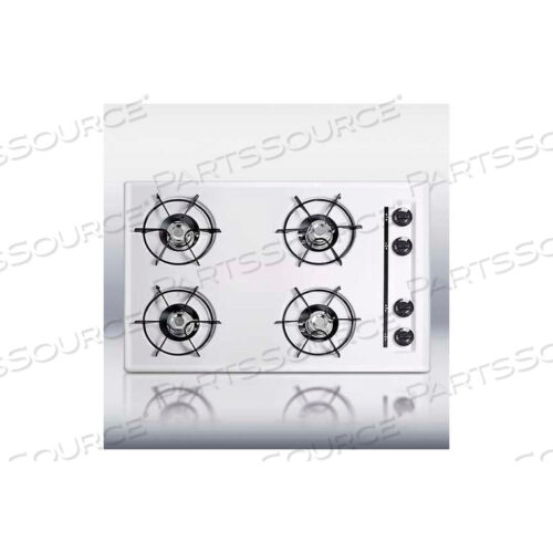 ВАРОЧНАЯ ПАНЕЛЬ 30 Вт, ЧЕТЫРЕ КОНФОРК, ГАЗОВЫЙ ИСКРОЗЖИГ, БЕЛЫЙ