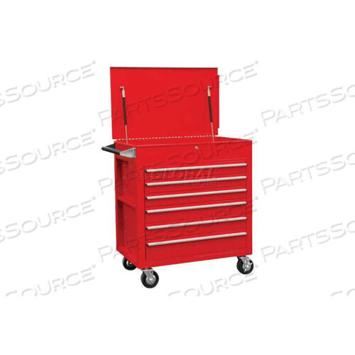 OEM#: 805734-1/2W X 20D X 39-1/2H КРАСНЫЙ ИНСТРУМЕНТАЛЬНЫЙ ШКАФ С 6 ЯЩИКАМИ И КРЫШКОЙ-РАКУШКОЙ от Sunex Tools