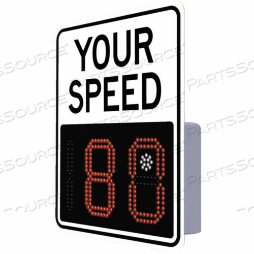 OEM#: 138890EV 12 ЗНАК ОБРАТНОЙ СВЯЗИ С РАДАРОМ, ВАША СКОРОСТЬ, БЕДРО БЕЛОЕ ЛИЦЕ, 23 X 29 от Tapco