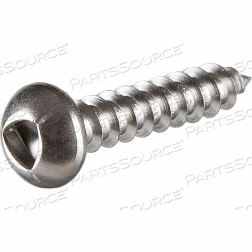 #8A X 1 TAMPER-PROOF SECURITY SHEET METAL SCREW - TP3 PAN TRILOBULAR HEAD - 410 SS - PKG OF 100