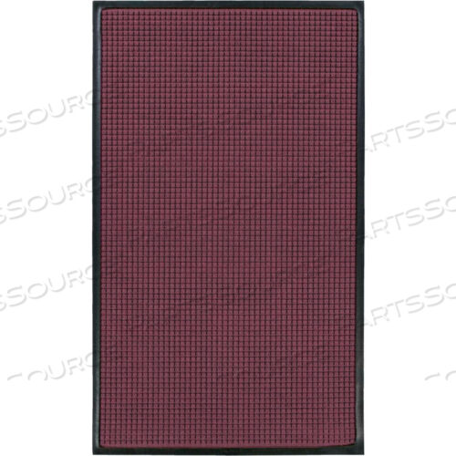 WATERHOG CLASSIC КОВРИК У ВХОДА С ВАФЕЛЬНЫМ УЗОРОМ ТОЛЩИНОЙ 3/8 3 X 16 БОРДОВЫЙ