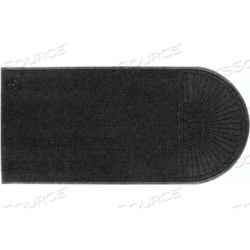 WATERHOG ECO GRAND ELITE ENTRANCE MAT + ONE END 3/8 THICK 3 X 5.5 BLACK