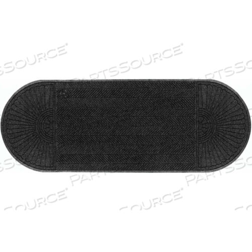 WATERHOG ECO GRAND ELITE 3/8 ТОЛЩИНЫ ДВУХСТОРОННИЙ ВХОДНОЙ КОВРИК, ЧЕРНЫЙ ДЫМЧАТЫЙ 3 X 71