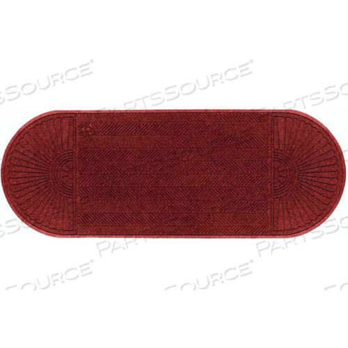 WATERHOG ECO GRAND ELITE 3/8 THICK TWO ENDS ENTRANCE MAT, REGAL RED 6 X 186