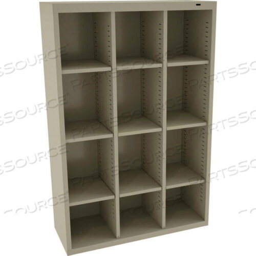 OEM#: CC-52-SNDCUBBY LOCKER - СВАРНОЙ 34-1/2W X 13-1/2D X 52H 12 ОТДЕЛЕНИЙ SAND от Tennsco Corp.