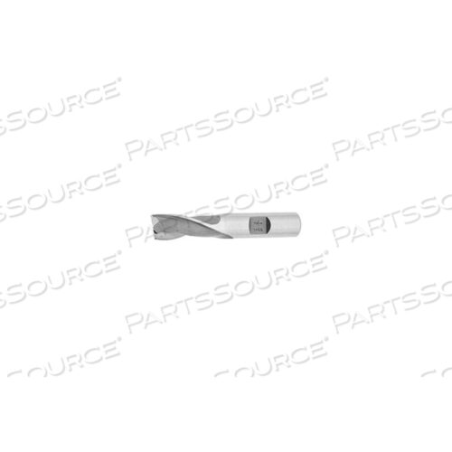 ИМПОРТНАЯ 2-Х КАНАВОЧНАЯ ОДНОКОНЦЕВАЯ ФРЕЗА HSS SQ, ДИАМЕТР 1-1/8, ХВОСТОВИК 7/8, КАНАВКА 1-5/8, 3-7/8 OAL