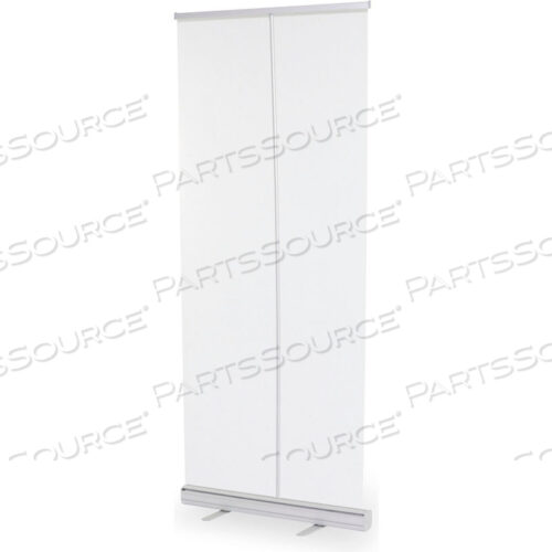 РАЗДВИЖНАЯ НАПОЛЬНАЯ ПЕРЕГОРОДКА QUANTUM С ТЕЛЕСКОПИЧЕСКОЙ Т-ОБРАЗНОЙ РАМКОЙ, 33 Ш X 81 В, ПРОЗРАЧНЫЙ ПОЛИЭСТЕР