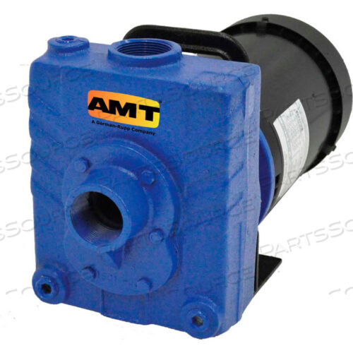 AMT 1.5 STAINLESS STEEL SELF-PRIMING CENTRIFUGAL PUMP, VITON SEAL, 1/2HP ODP, 1 PH MOTOR