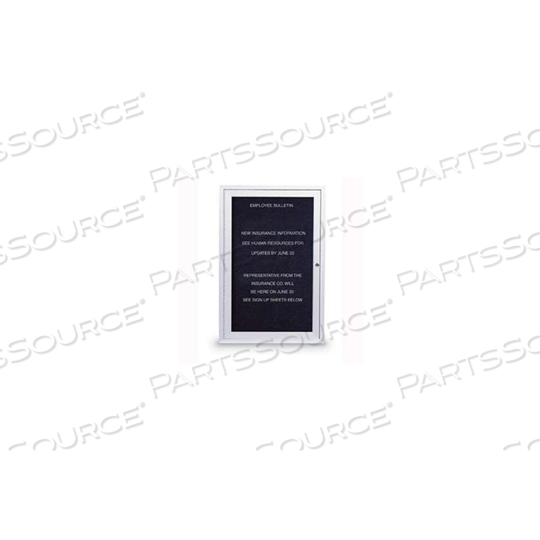 OEM#: UV1168DI-SATIN-BLACK24W X 36H 1-ДВЕРНАЯ УЛИЧНАЯ ЗАКРЫТАЯ ПОДСВЕТКА ДЛЯ БУКВЕТНЫХ ДОСКА С АТЛАСНОЙ РАМОЙ от United Visual Products