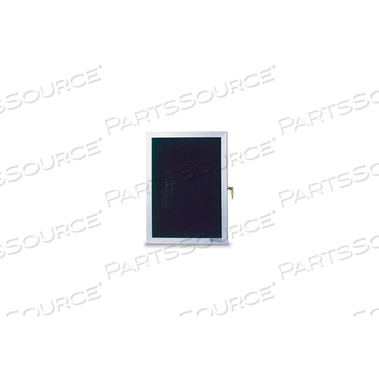 OEM#: UV500SL-SATIN-BLACK12W X 18H ТОНКИЙ СТИЛЬНЫЙ ЗАКРЫТЫЙ ДОСКА ДЛЯ ПИСЬМЕННЫХ МАТЕРИАЛОВ С АТЛАСНОЙ РАМКОЙ от United Visual Products