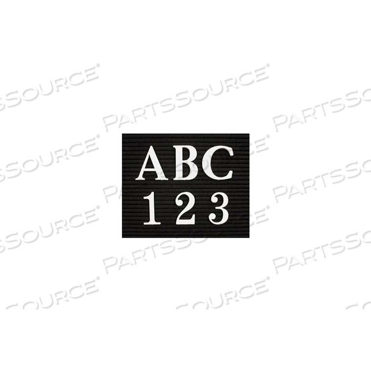 OEM#: UV623051 WHITE ROMAN LETTER SPRUE SET OF 145 CHARACTERS by United Visual Products