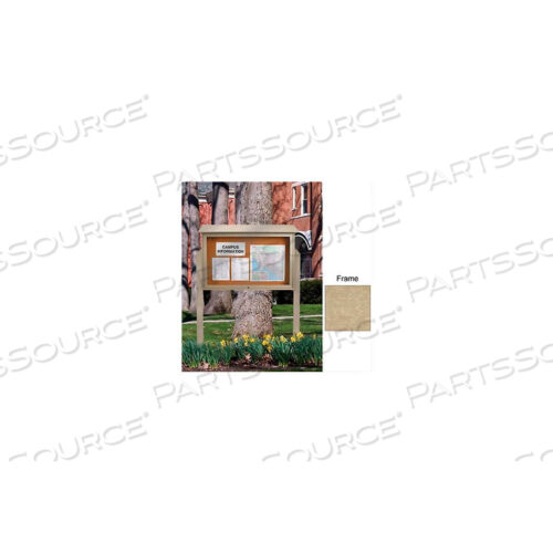 OEM#: UVSDT4530-SAND45W X 30H ПРОБКОВЫЙ ОДНОДВЕРНЫЙ ЦЕНТР СООБЩЕНИЙ С ВЕРХНЕЙ ОТКИДНОЙ СТВОРКОЙ И РАМОЙ SAND от United Visual Products