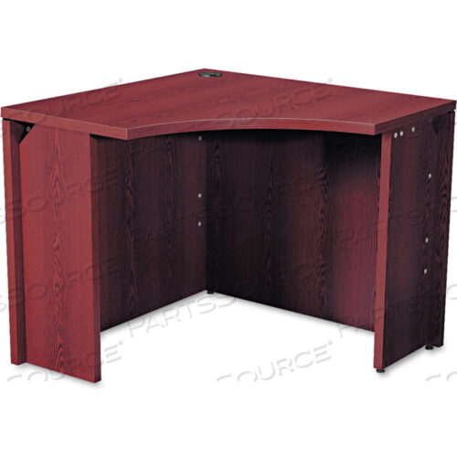 ИЗОГНУТАЯ УГЛОВАЯ РАБОЧАЯ СТАНЦИЯ - 36Ш X 36Г X 29-1/2В - КРАСНОЕ ДЕРЕВО - СЕРИЯ 10500