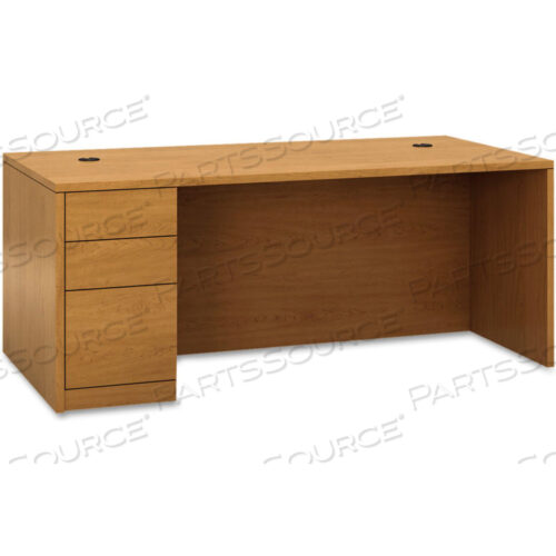 ДЕРЕВЯННЫЙ СТОЛ - ПОЛНАЯ ВЫСОТА ЛЕВАЯ ПЬЕДЕСТАЛ - 66 Ш X 30 Г X 29-1/2 В - HARVEST - СЕРИЯ 10500