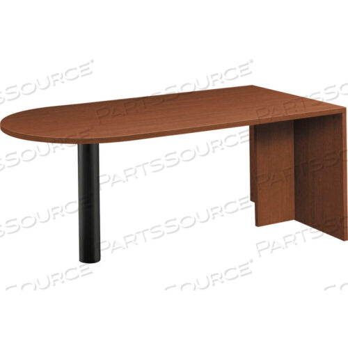 ПОЛУОСТРОВ С ТОРЦЕВОЙ ПАНЕЛЬЮ - 72Ш X 36Г X 29В - ШЕЙКЕР ВИШНЯ - СЕРИЯ FOUNDATION