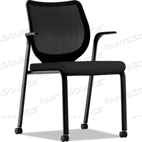 МНОГОФУНКЦИОНАЛЬНЫЙ ШТАБЕЛИРОВАННЫЙ СТУЛ - ТКАНЬ - ЧЕРНЫЙ - СЕРИЯ NUCLEUS