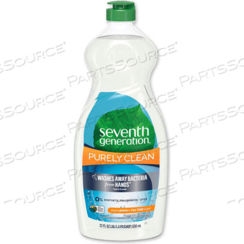 НАТУРАЛЬНАЯ ЖИДКОСТЬ ДЛЯ МЫТЬЯ ПОСУДЫ, ЛИМОН/ЧАЙНОЕ ДЕРЕВО, БУТЫЛКА 22 УНЦИИ, 12 БУТЫЛОК