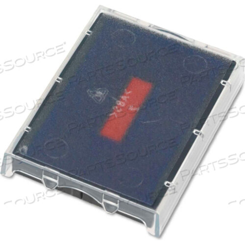 T5470 СМЕННАЯ ПОДУШКА ДЛЯ ДАТЕРА, 1 5/8 X 2 1/2, КРАСНАЯ/СИНАЯ